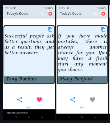 Quote of the Day App
